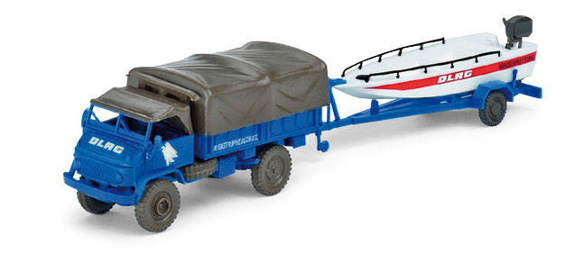 Unimog S 404 + boat trailer "DLRG"