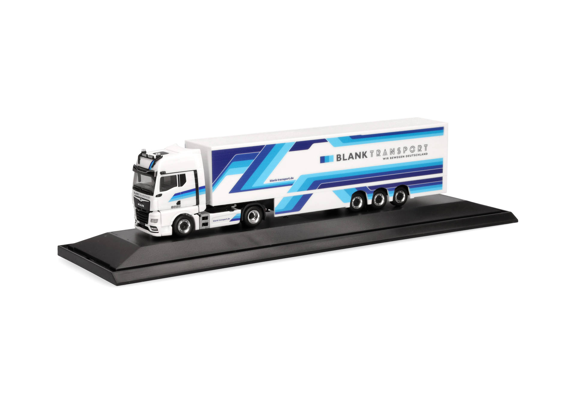 MAN TGX GX box semitrailer "Blank Transport" PC