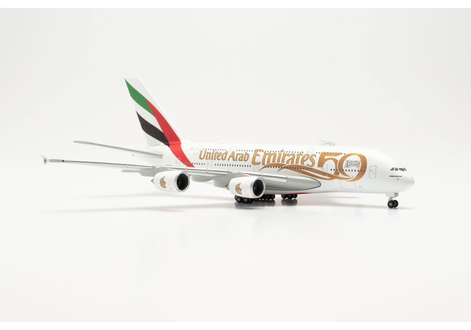 Emirates Airbus A380 - UAE 50th Anniversary – A6-EVG
