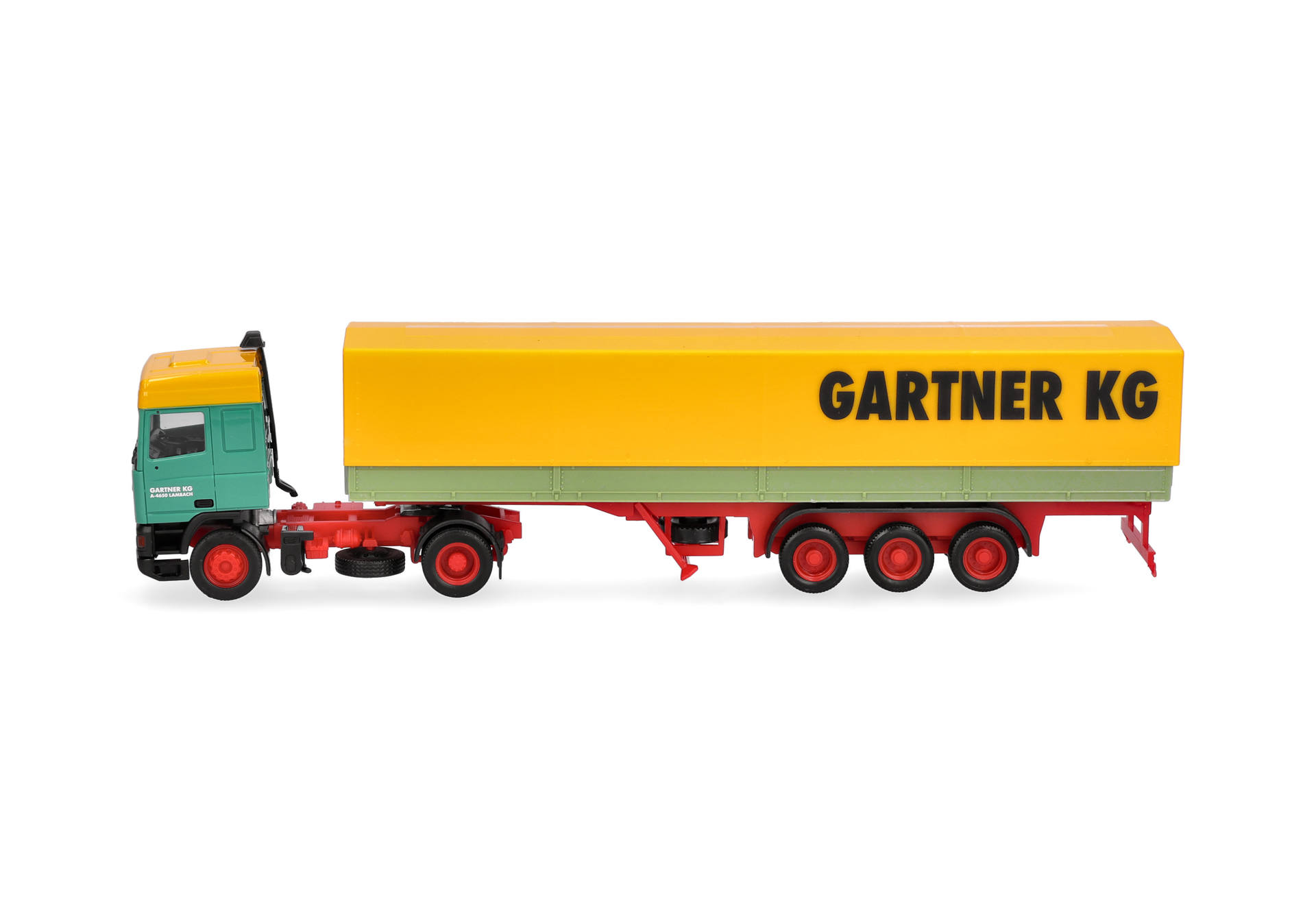 DAF 95 Spacecab curtain-sided trailer truck 2a/3a "Gartner"