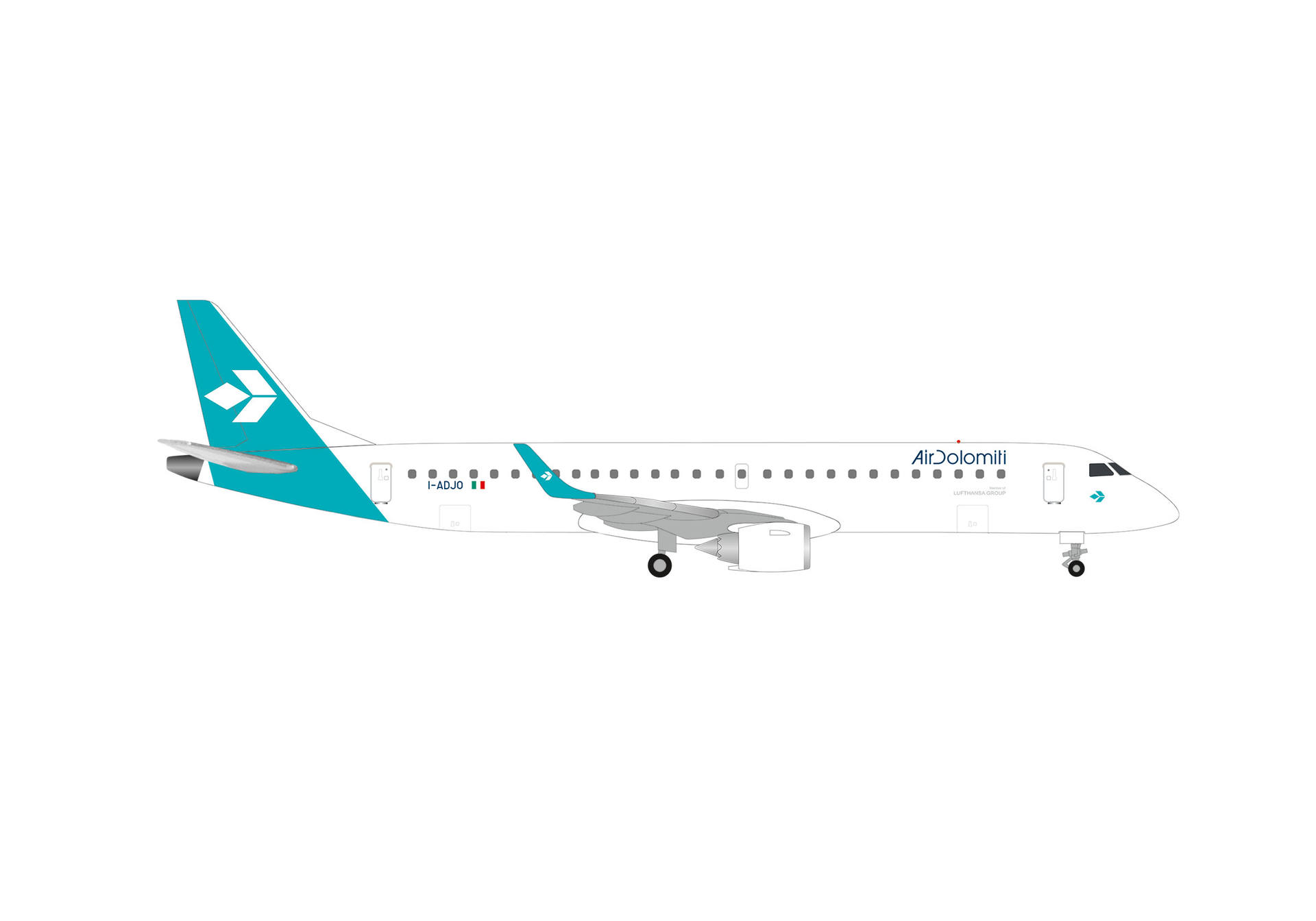 Air Dolomiti Embraer E195 - new 2019 colors