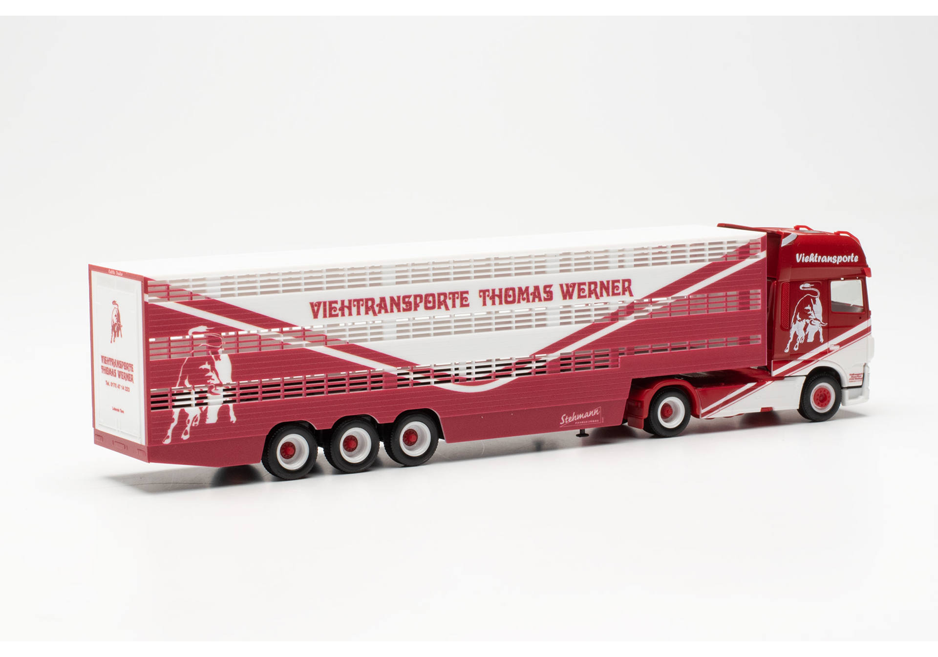 DAF XF SSC Viehtransporter-Sattelzug "Thomas Werner" (Mecklenburg-Vorpommern/Woldegk)