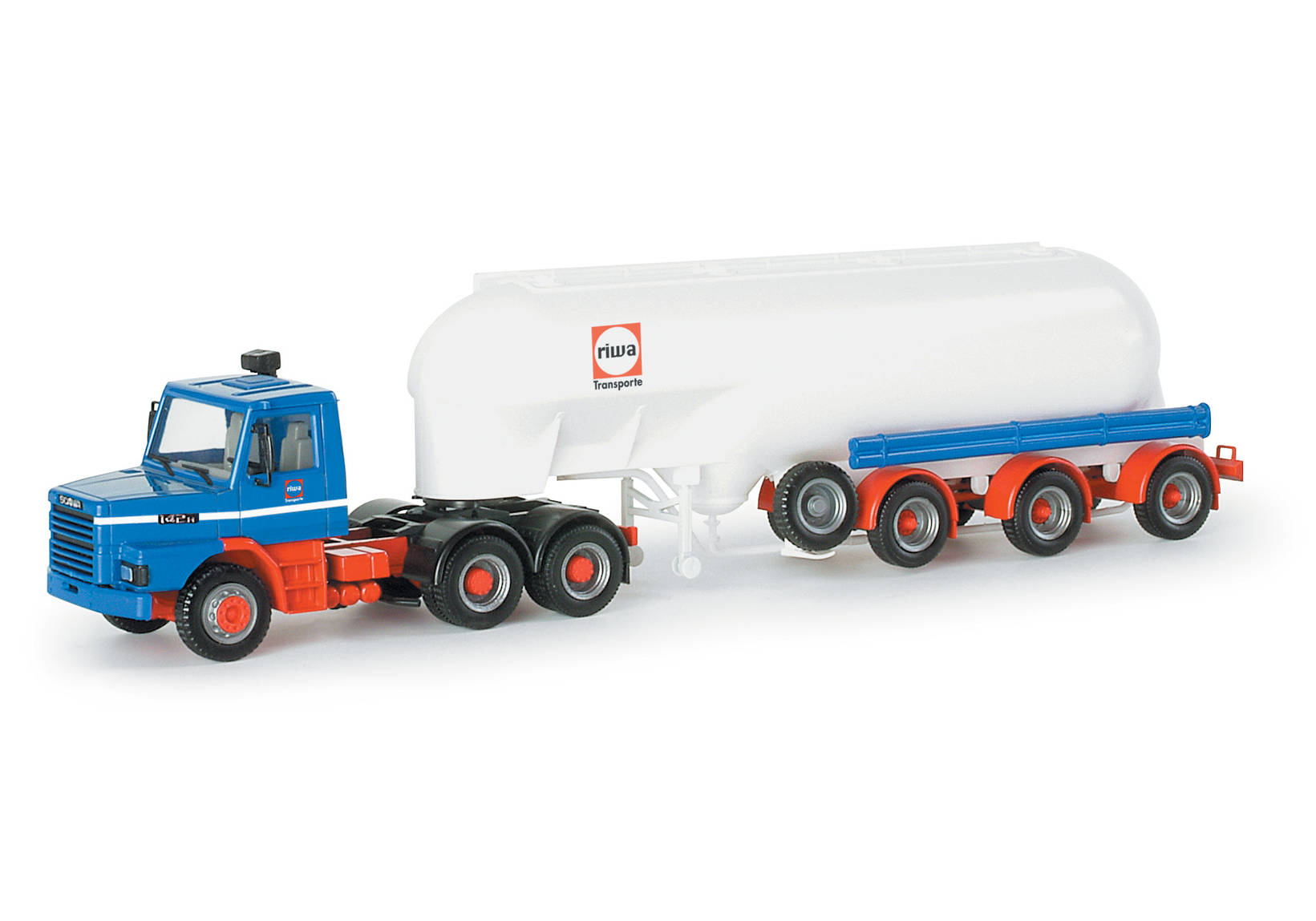 Scania Hauber Zementsilo-Sattelzug "Riwatrans"