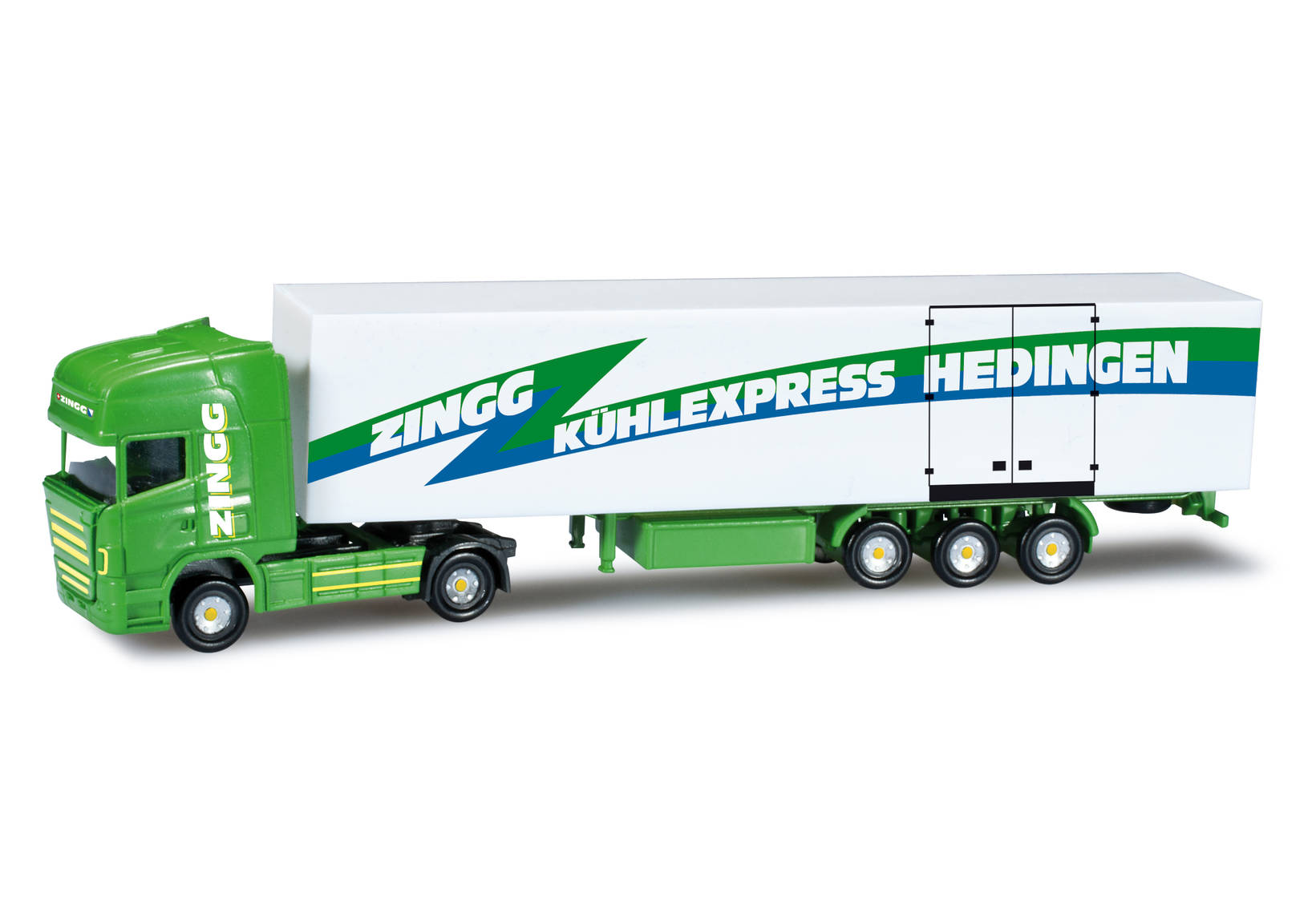 Scania R TL box semitrailer "Zingg" (CH)