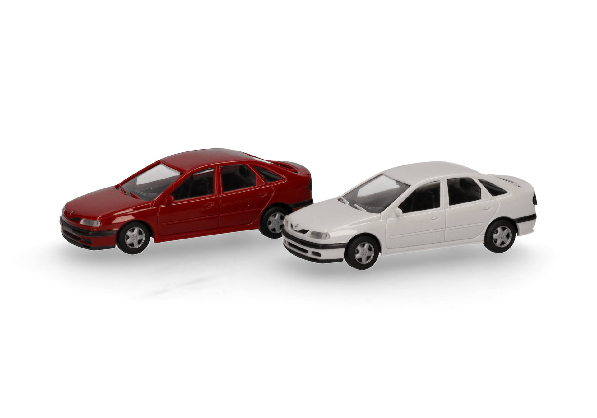 Herpa MiniKit: Renault Laguna Siennarot und Arktisweiß, 2 Stück