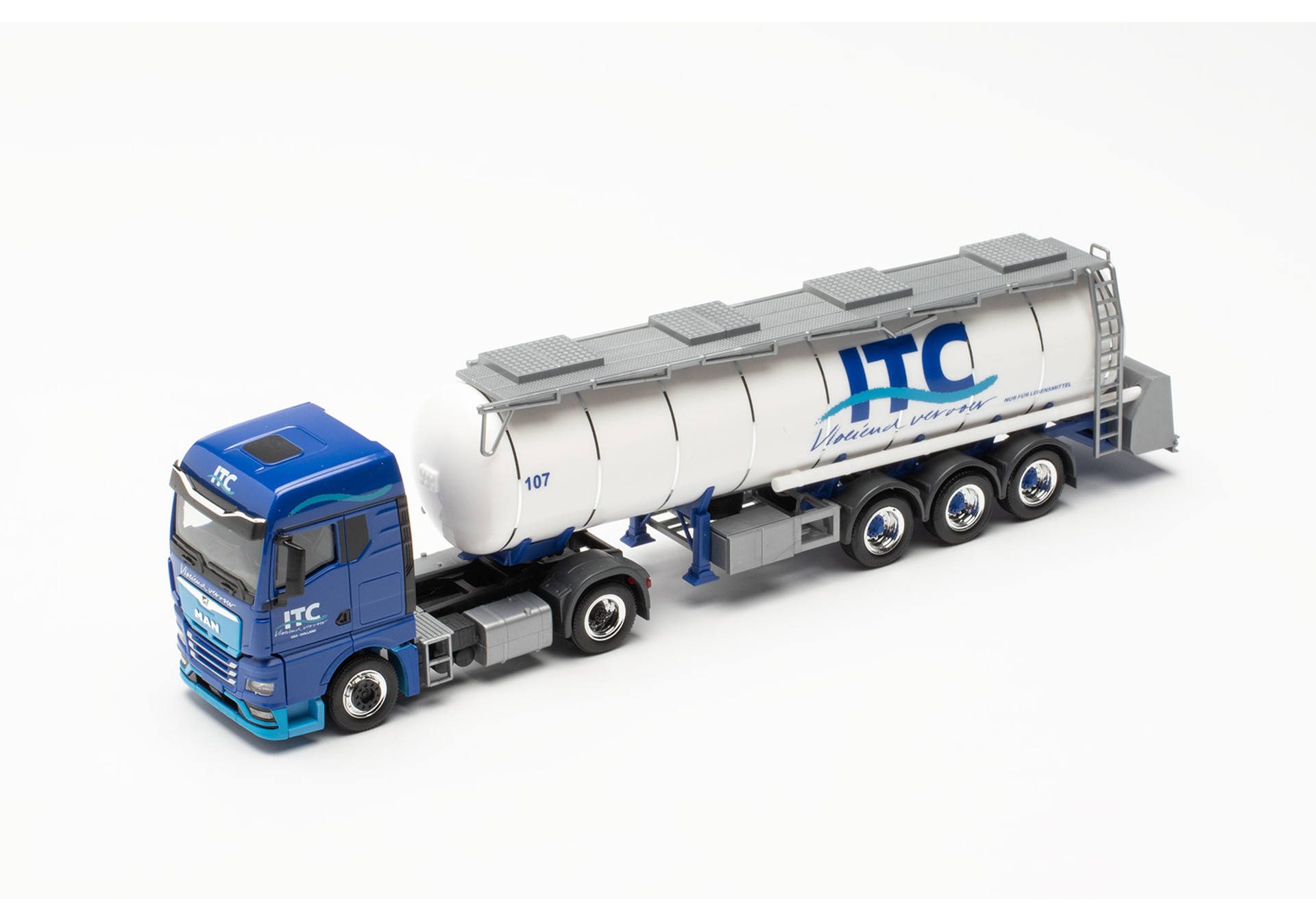 MAN TGX GM chrome tank semitrailer truck „ITC“ (Netherlands/Oss)