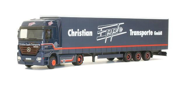 Mercedes-Benz Actros LH Gardinenplanen-Sattelzug "Epple"