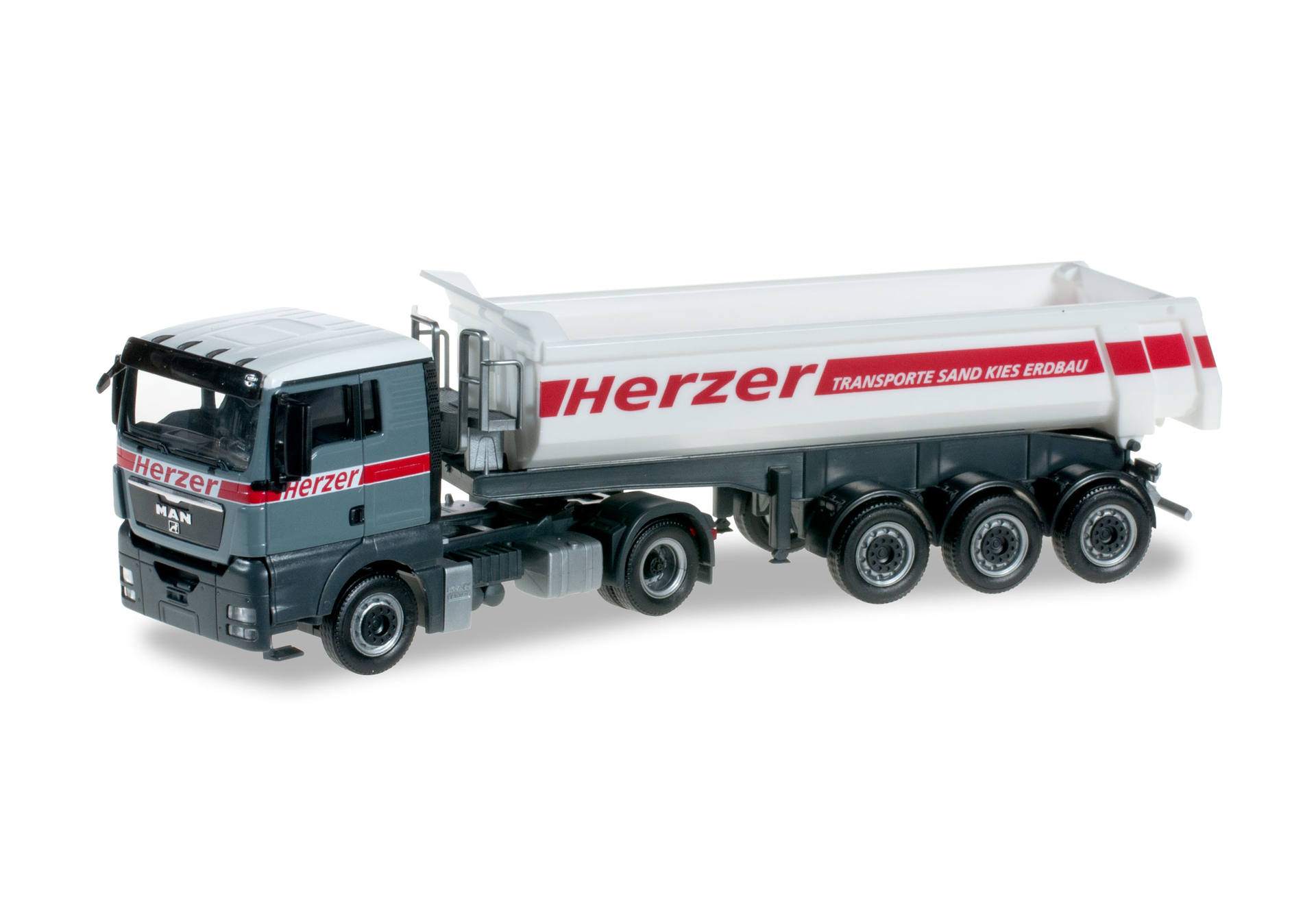 MAN TGX XL Rundmulden-Sattelzug "Herzer"