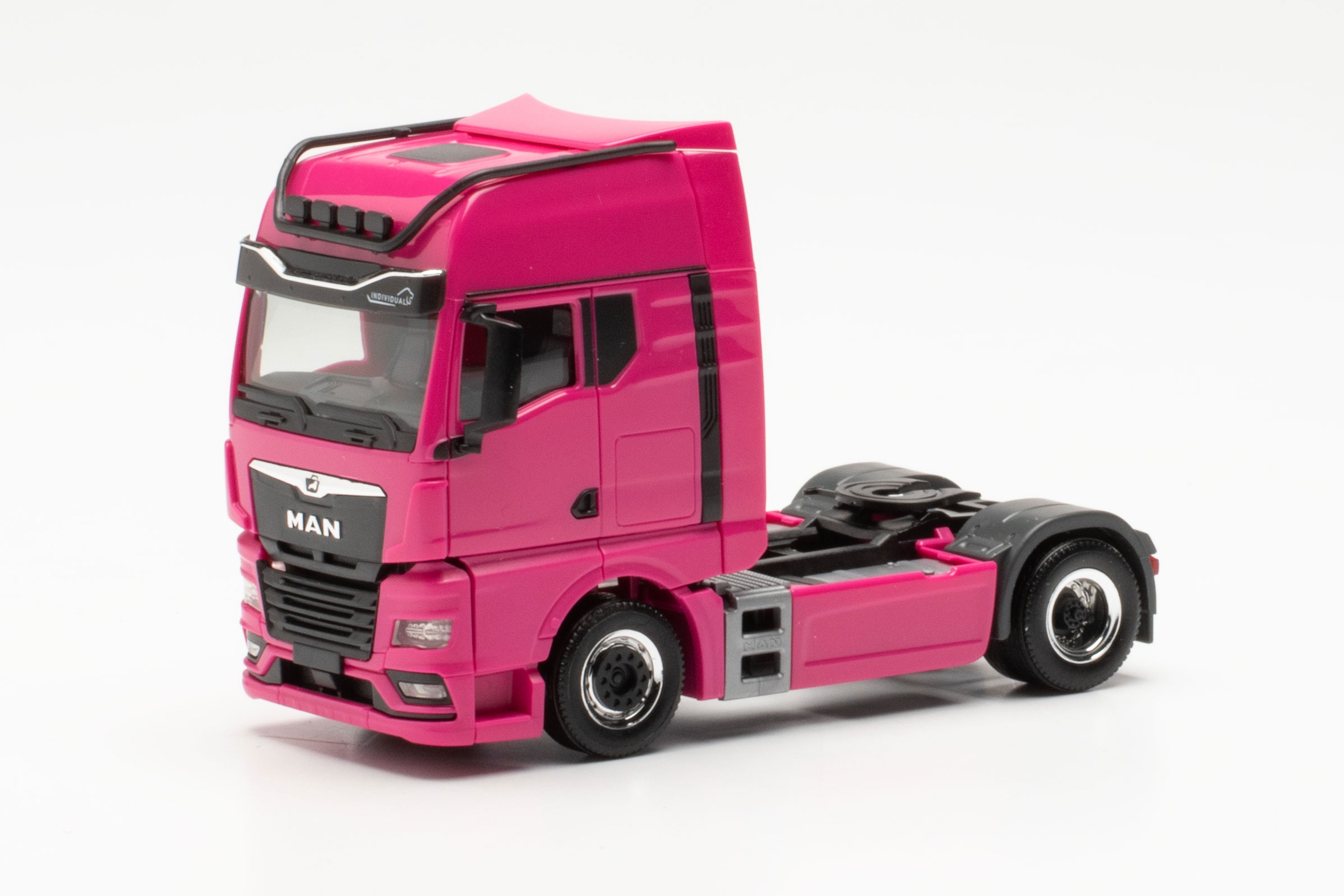 MAN TGX GX rigid tractor 2axles, pink