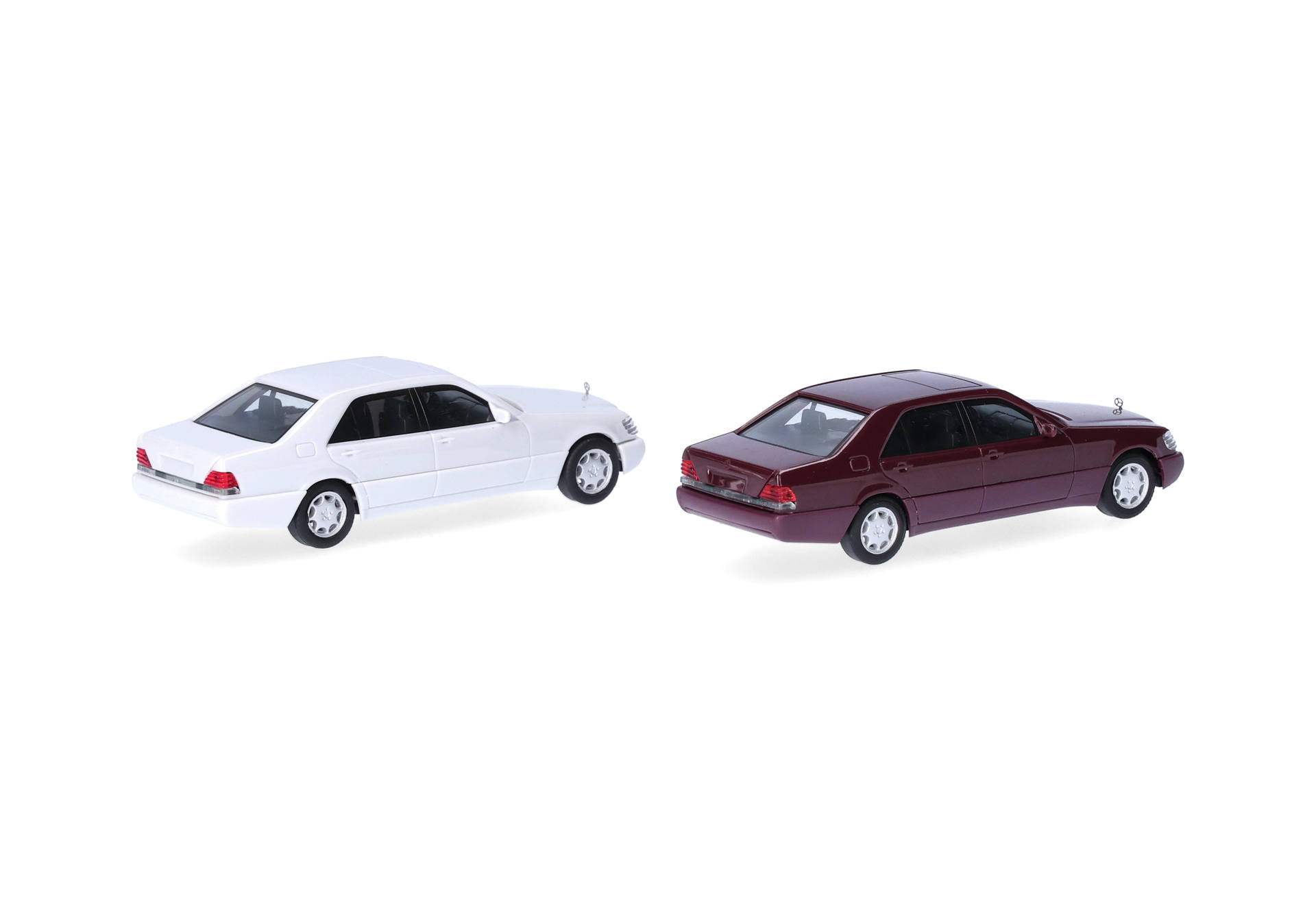 toy car, model car, sedan, white car, crimson car