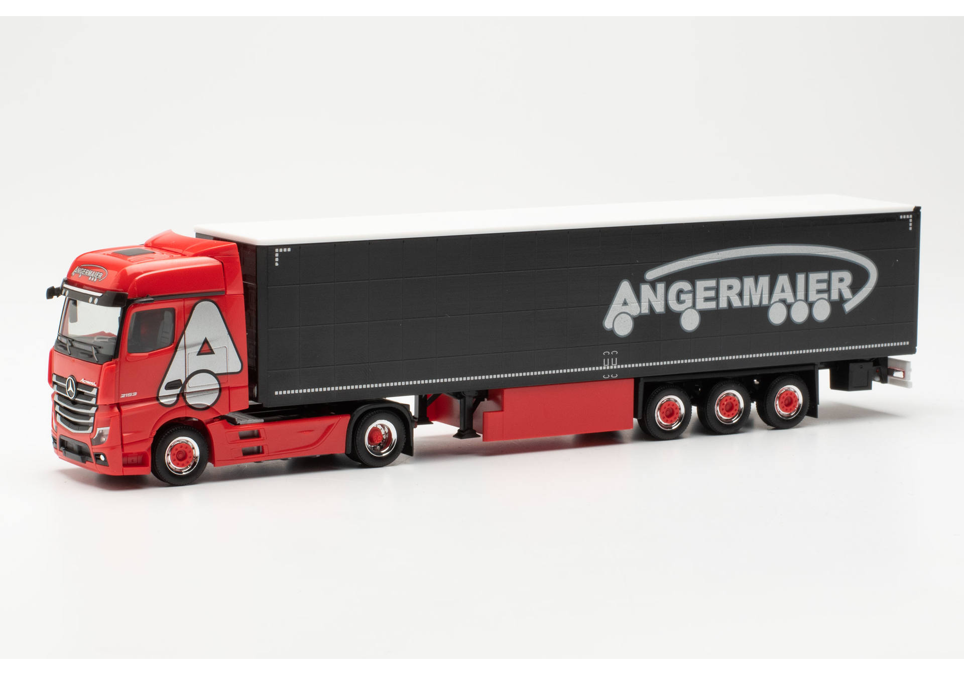 Mercedes-Benz Actros L 18 Bigspace curtain canvas semitrailer "Angermaier"