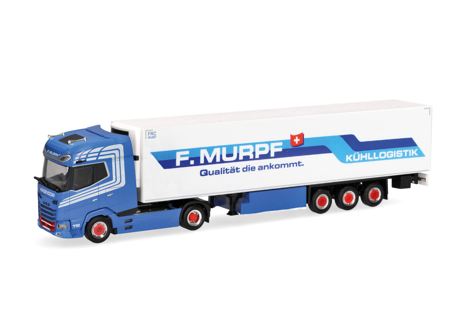 DAF XG+ refrigerated semitrailer truck "Murpf"