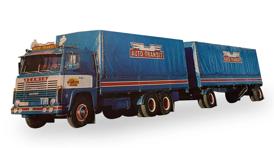 Scania 140 Planen-Hängerzug "Autotransit"