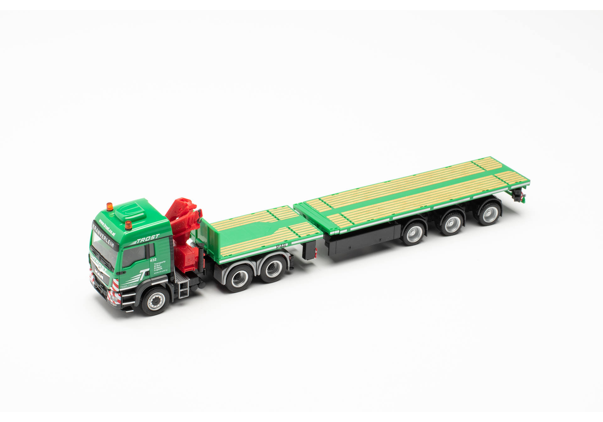 MAN TGS LX Euro 6c Teletrailer semitrailer Trost Traisen
