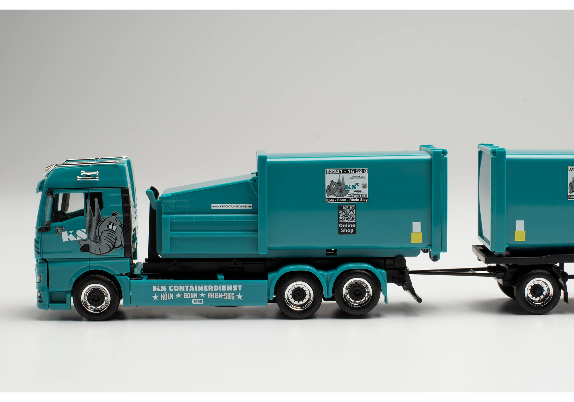 MAN TGX GM Pressmüllcontainer-Hängerzug „KS Containerdienst“