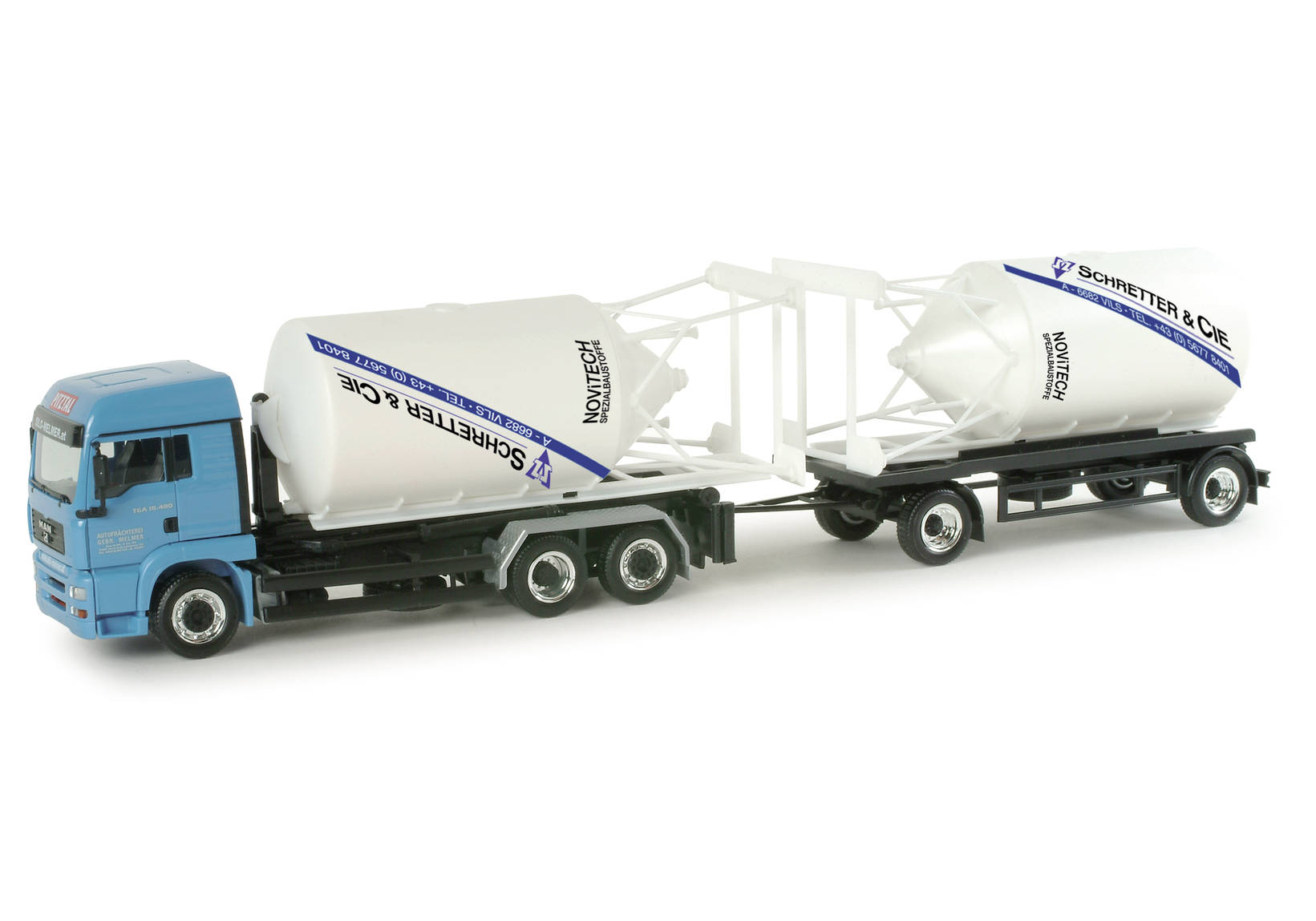 MAN TGA LX Silosteller-Hängerzug "Melmer/Schretter" (A)