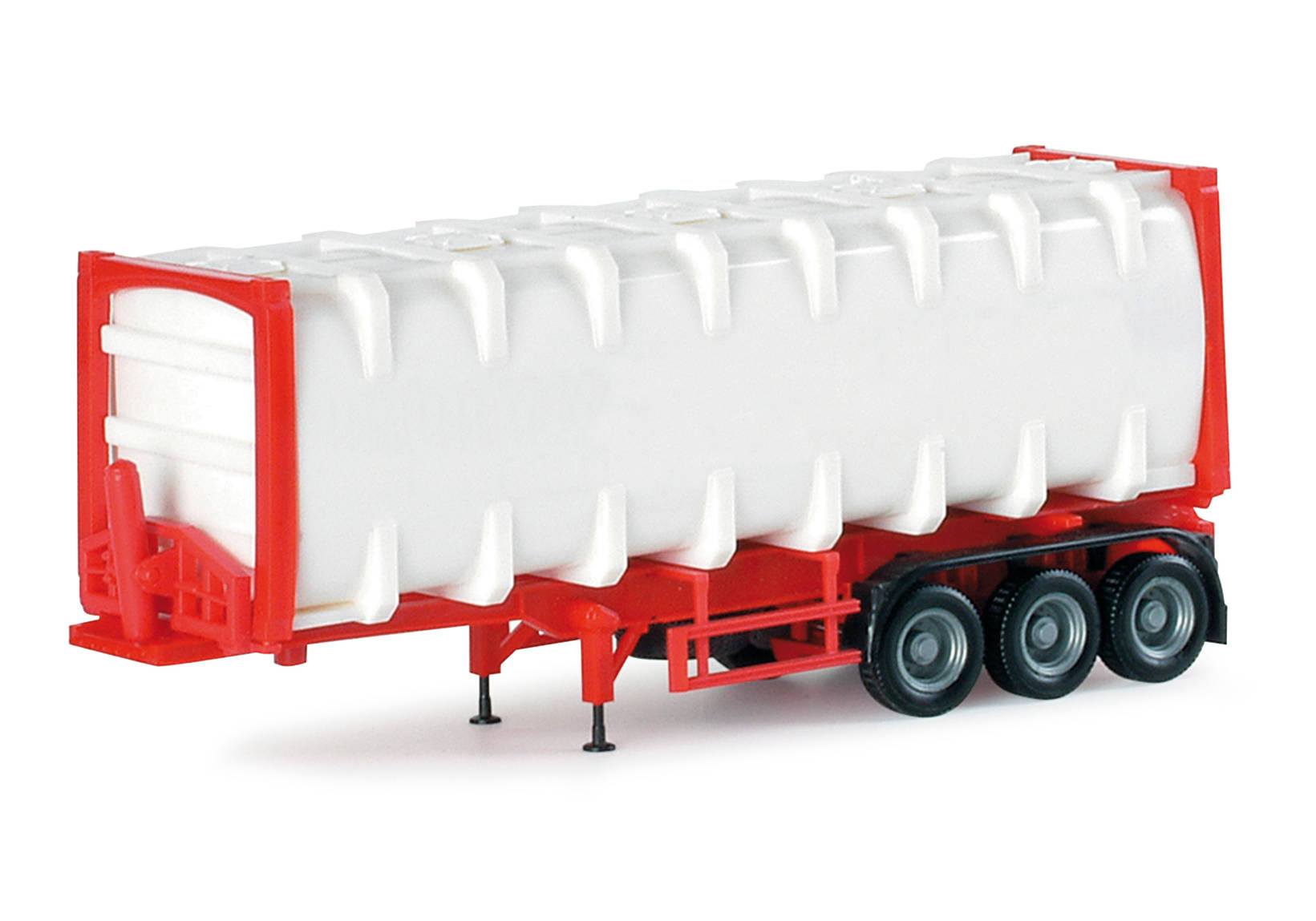 30ft. container trailer, white / red