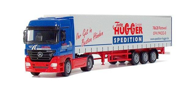 Mercedes-Benz Actros LH '02 curtain canvas semitrailer "Hugger"