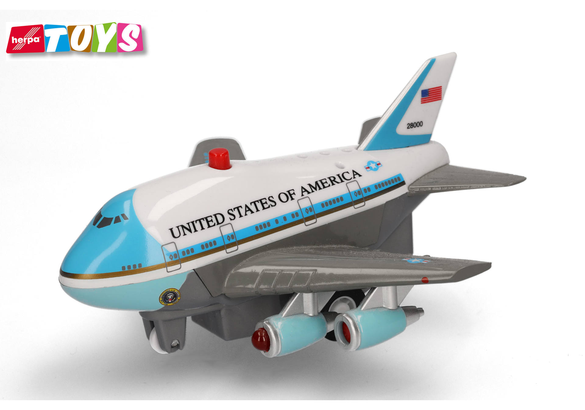 Herpa Toys: Air Force One Pullback Aviation Toy