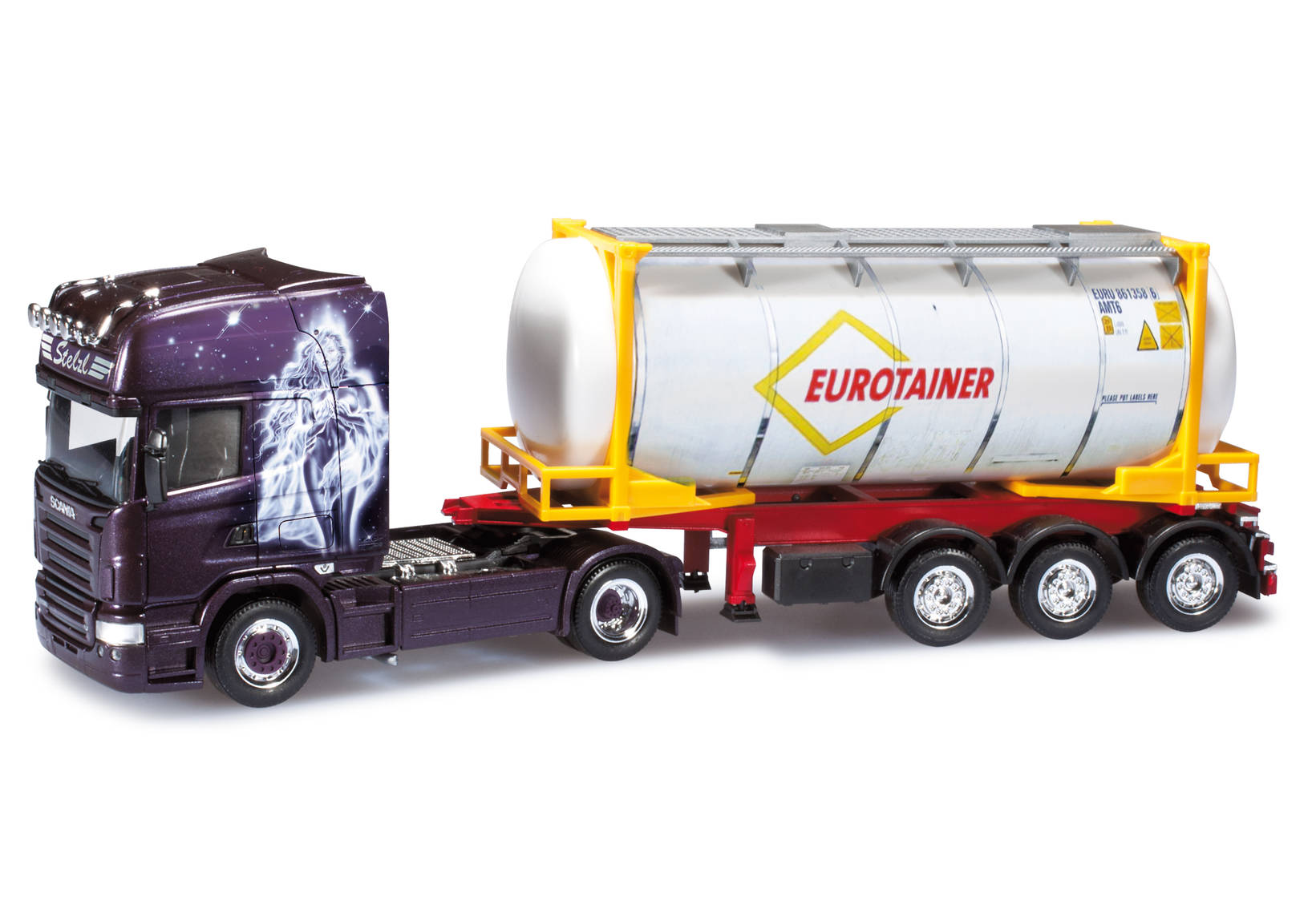 Scania R TL swapcontainer semitrailer "Stelzl / Eurotainer"