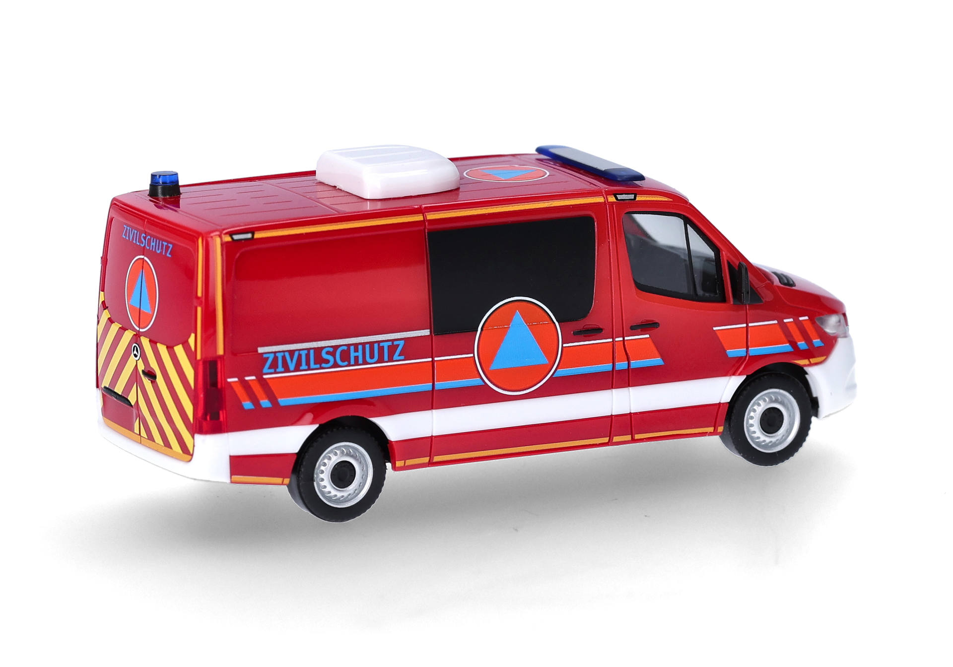 emergency van, rescue vehicle, ambulance, red van, roof light