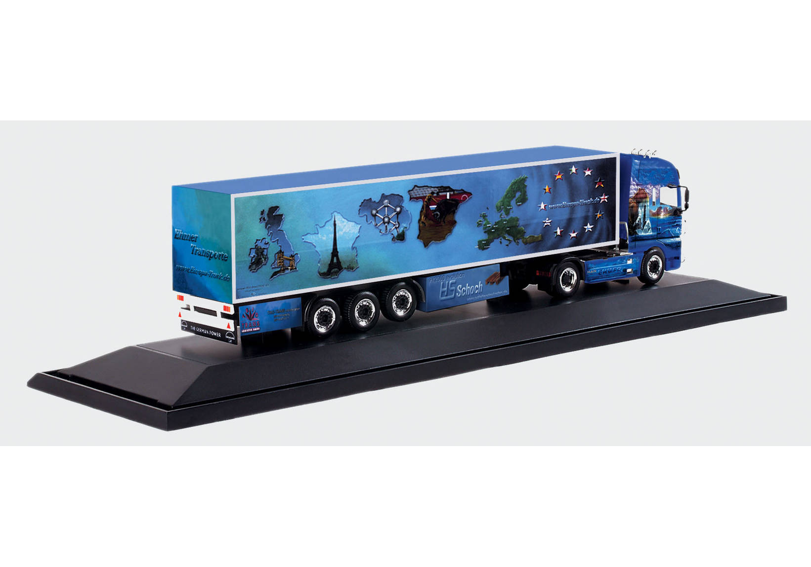 MAN TGA XXL refrigerated box semitrailer "Ehmer / Europatruck"