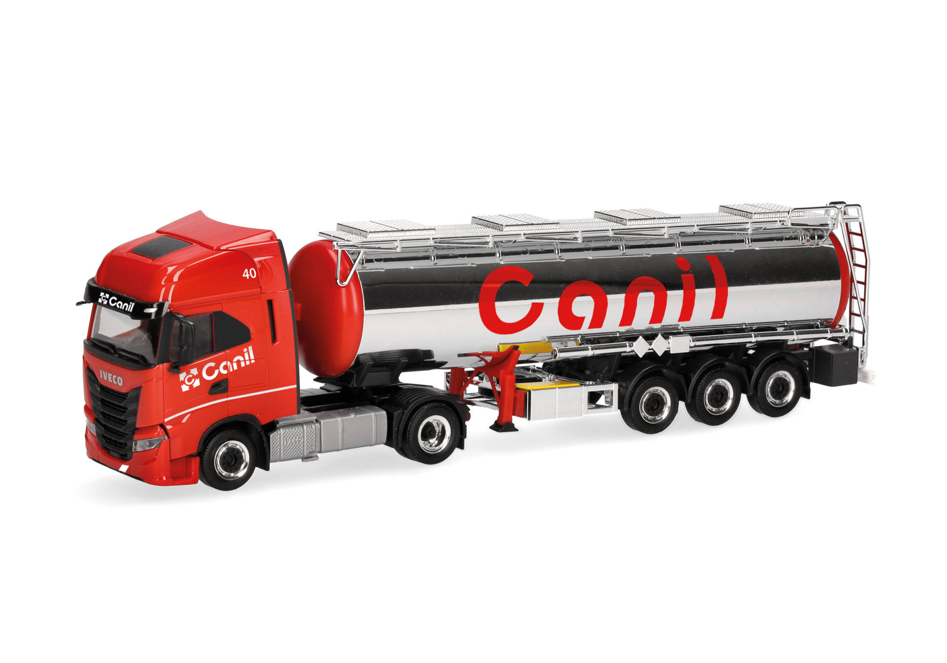 Iveco S-Way chemical tank semitrailer truck "Canil"