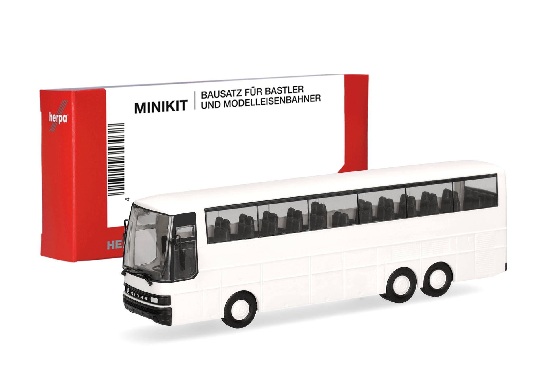 Herpa MiniKit: Setra 215 HDH, weiß (1 Stück)