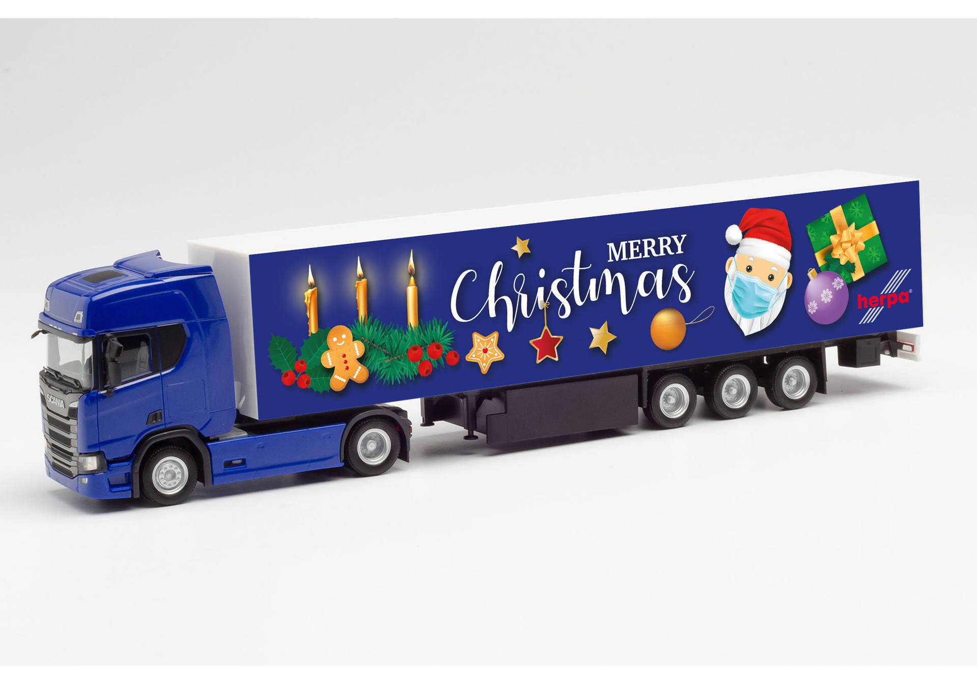 Scania CR 20 high roof box semitrailer truck "3rd Sunday in Advent 2020"