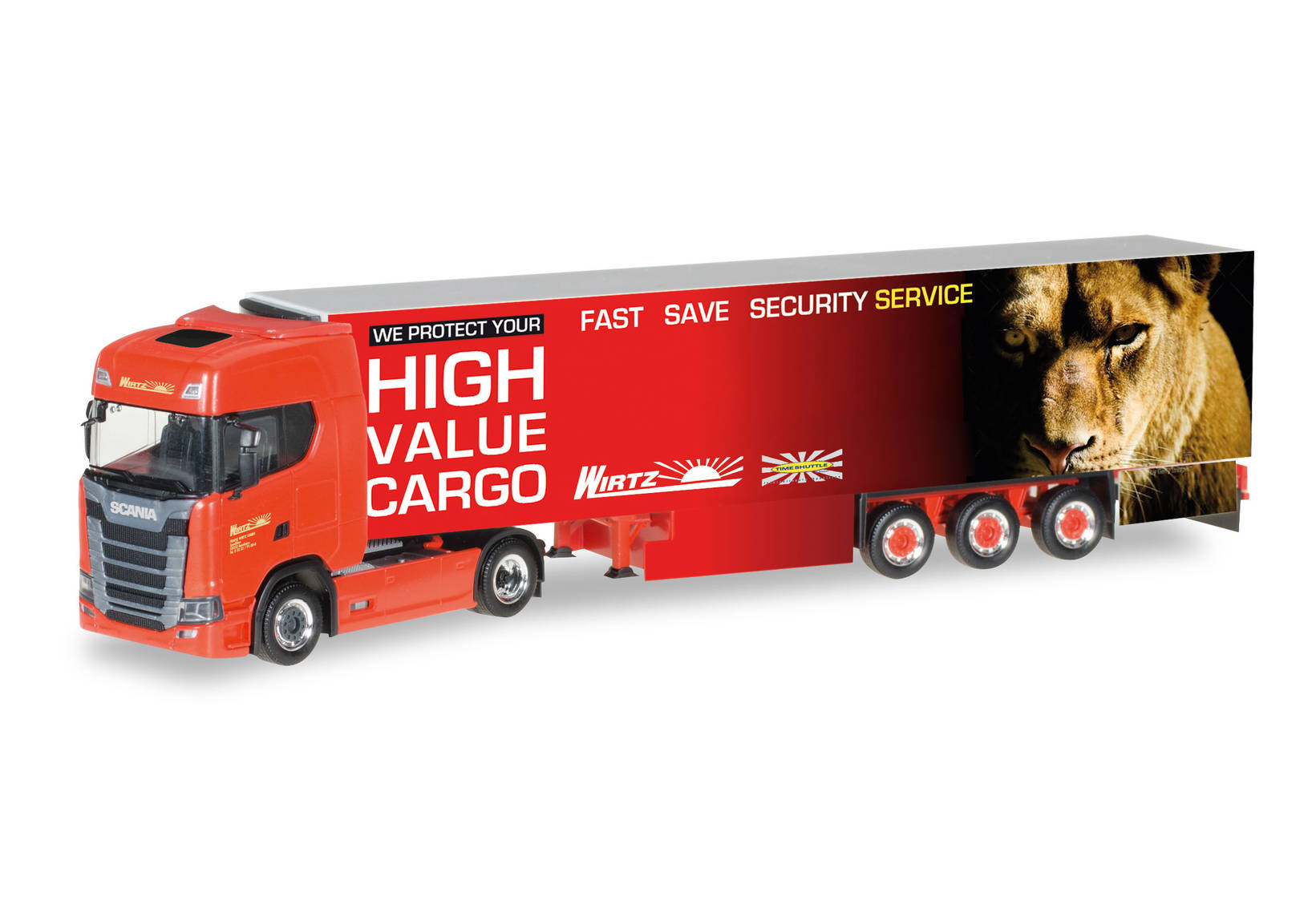 Scania CS20 HD Kühlkoffer-Sattelzug "Wirtz"