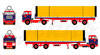 Volvo F88 stake trailer with loading "Hooymeijer"