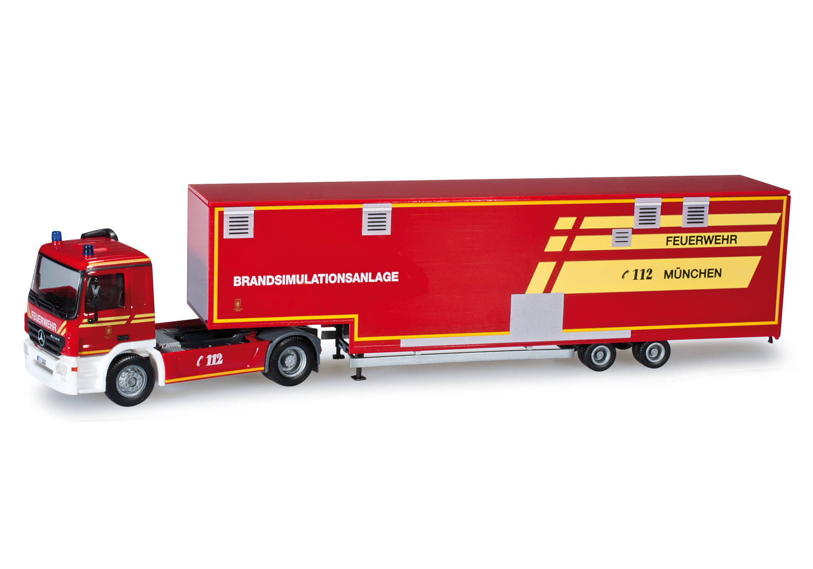 Mercedes-Benz Actros Jumbokoffer-Sattelzug "Feuerwehr München"