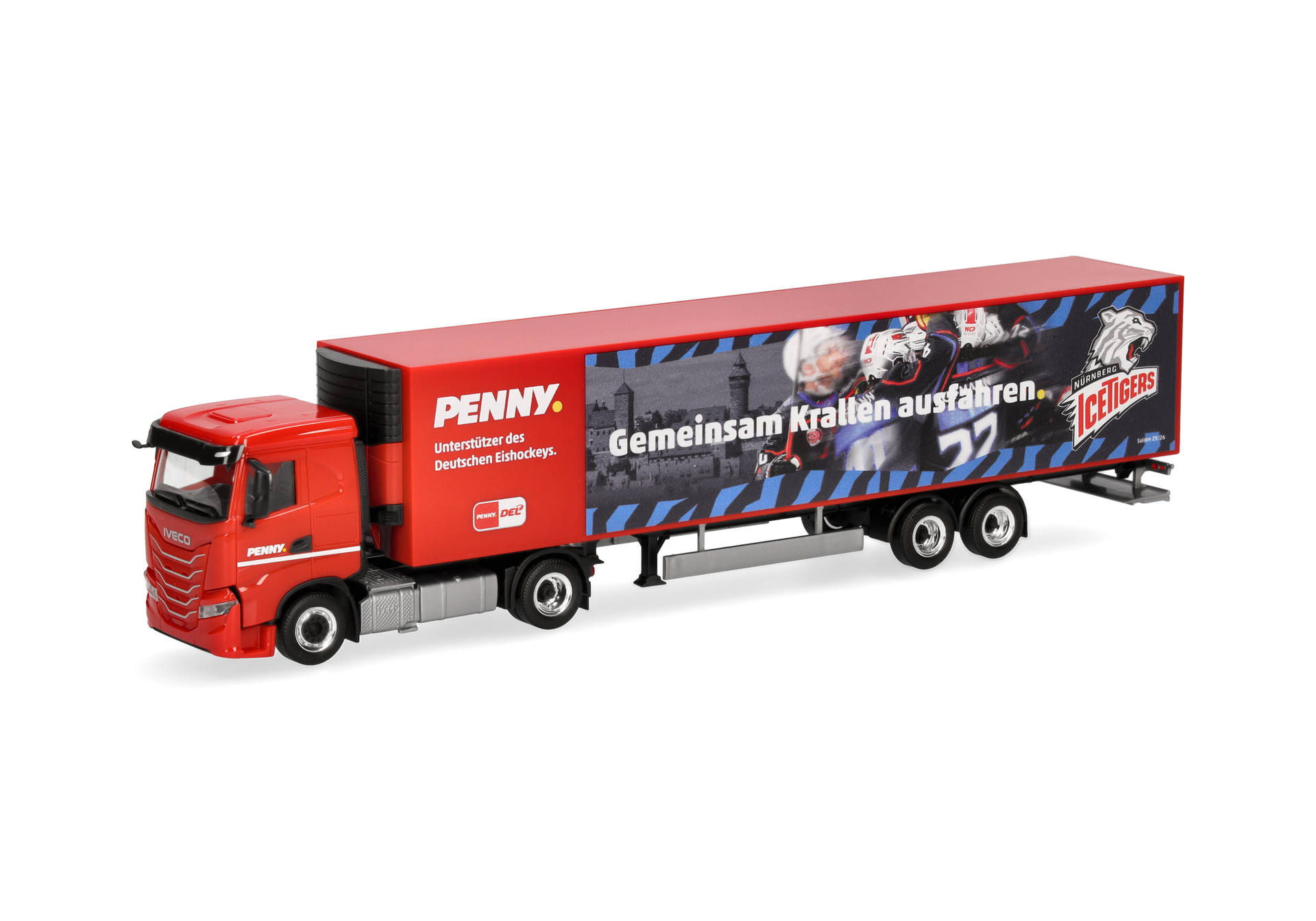 truck, semi-trailer, red, advertisement, trailer