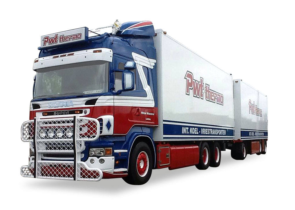 Scania R HL refrigerated semitrailer "Peter Wouters"