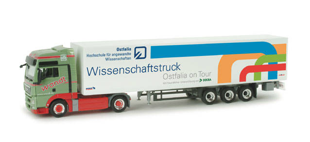 MAN TGX XXL box semitrailer "Spedition Wandt / Ostfalia"