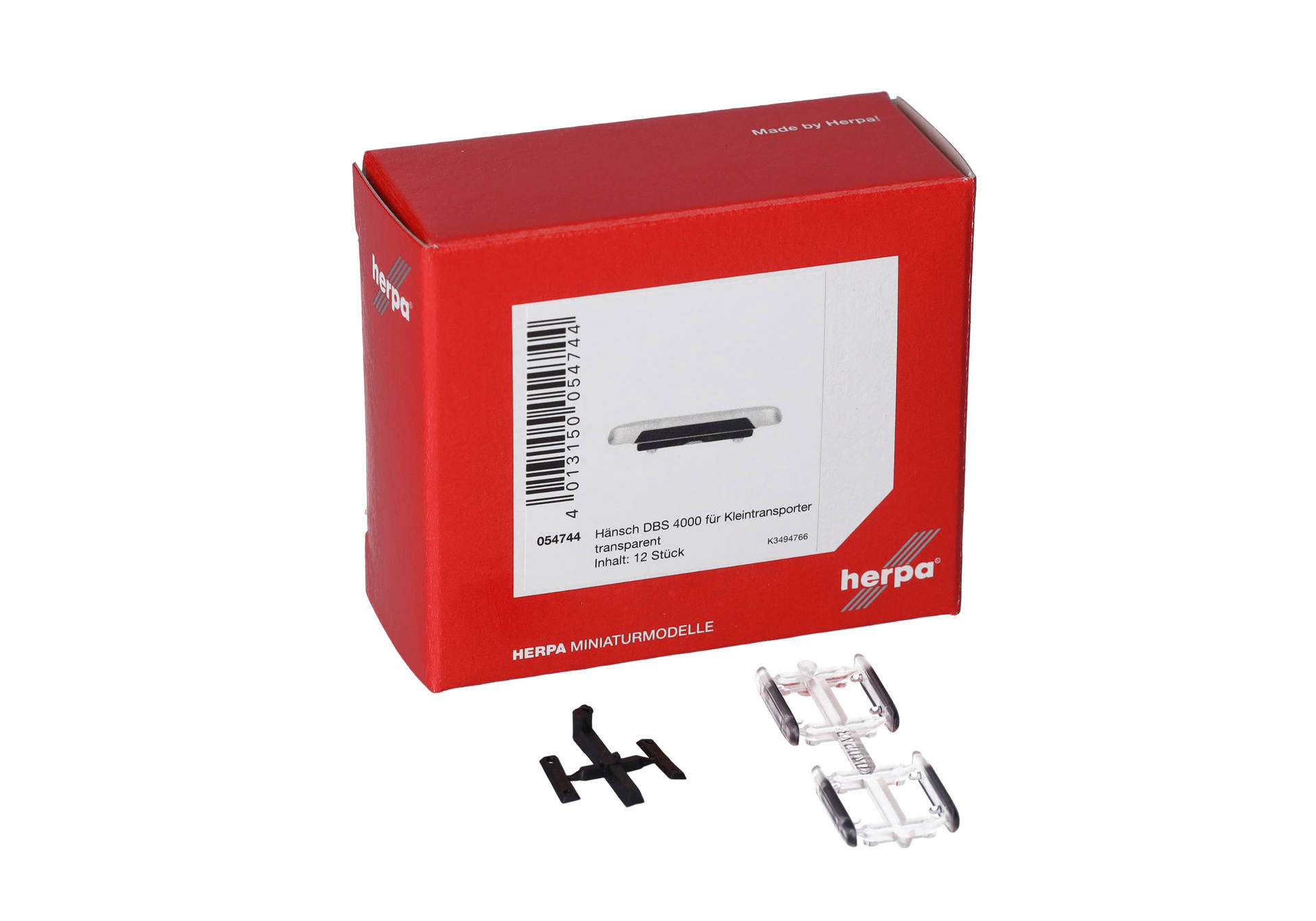 Accessories: Hänsch DBS 4000 for vans/transporter, clear transparent (12 pieces)
