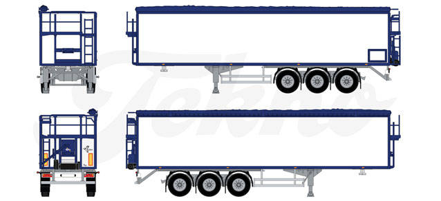Walking floor trailers Kolibri