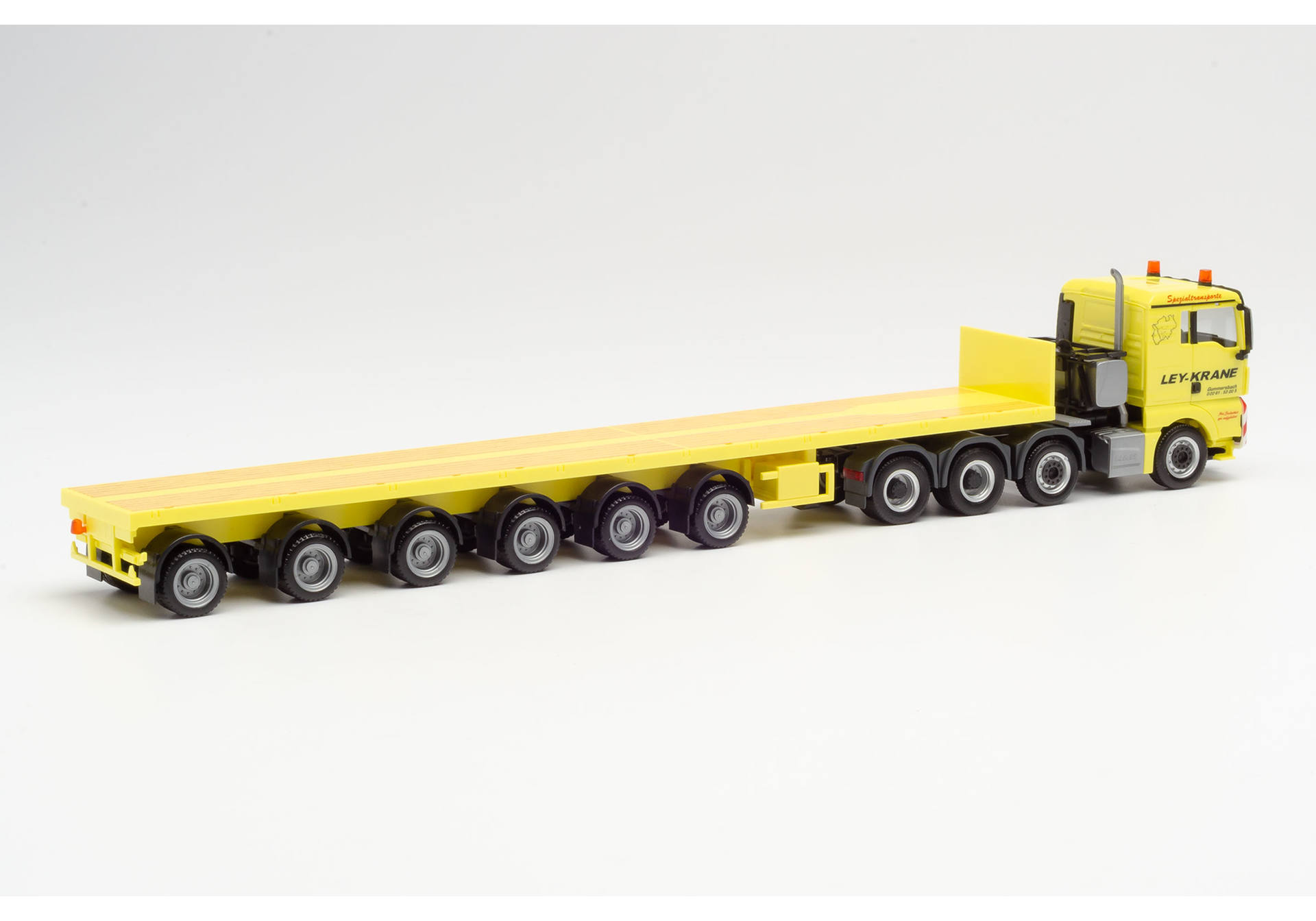 MAN TGX XL 4-achs Ballasttrailer-Sattelzug Ley Krane