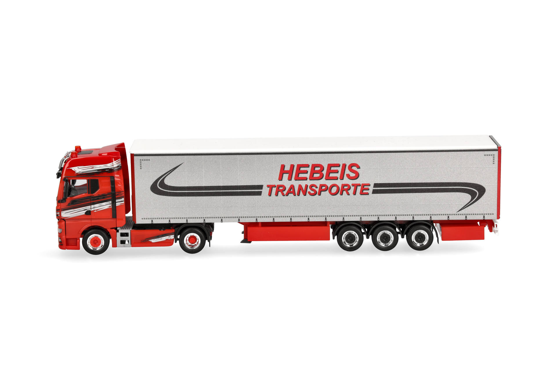 MAN TGX GX curtain canvas semitrailer truck "Hebeis Transporte"
