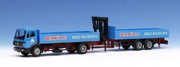 Mercedes-Benz SK '94 TandemPitschentrug with loading crane 2A/2A