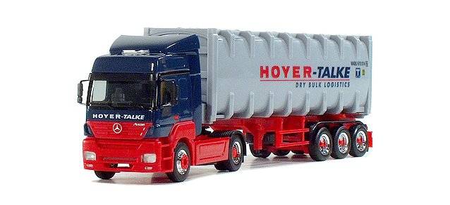 Mercedes-Benz Axor bulk container semitrailer "Talke"