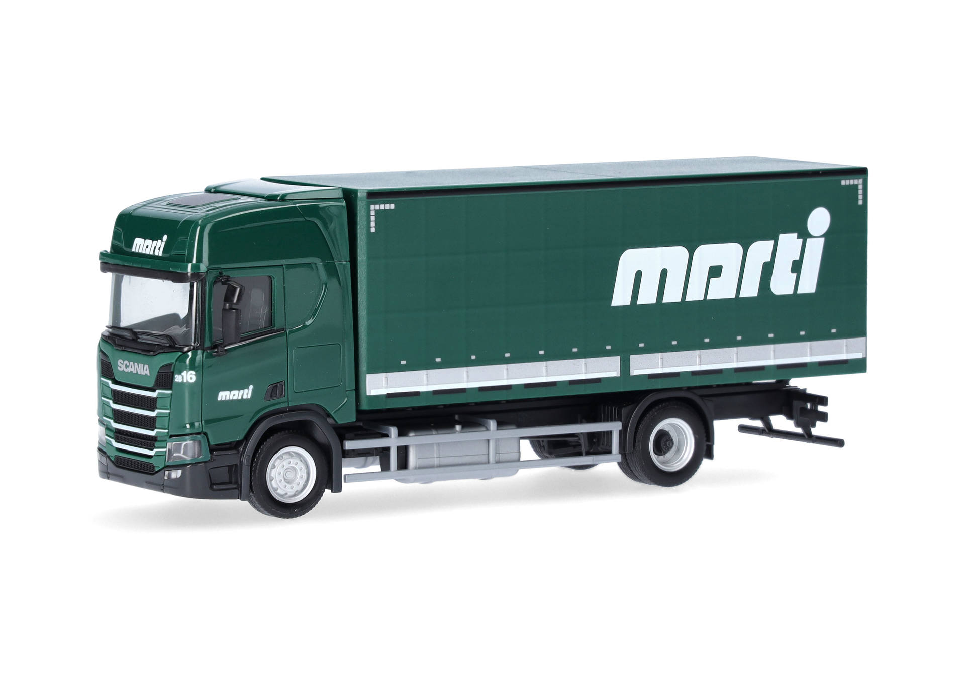 Scania CR20 HD curtain canvas truck "Marti" (Swiss)