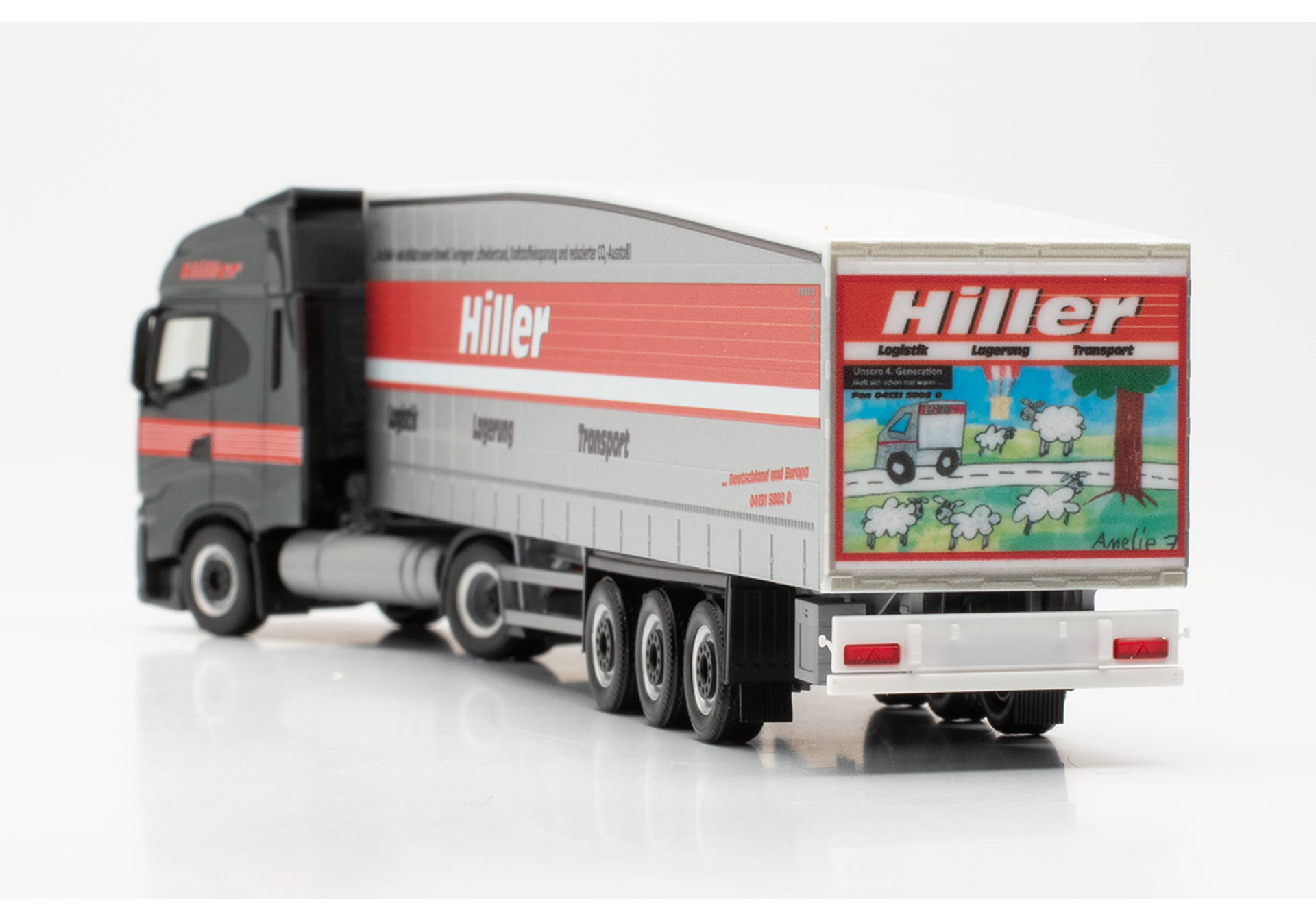 Iveco S-Way Schmitz Ecoflex semitrailer truck „Hiller Logistik“ (Niedersachsen/Lüneburg)