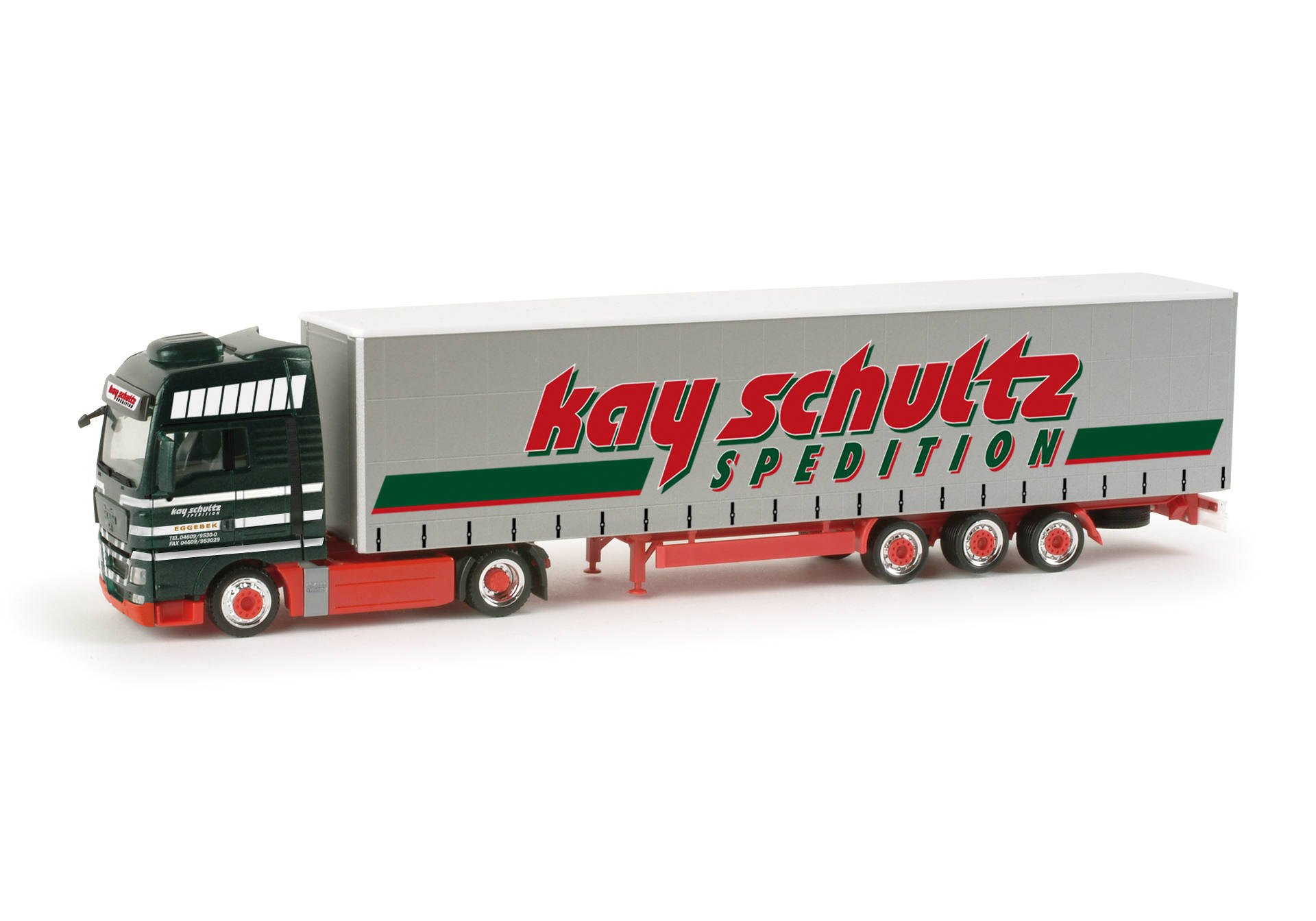 MAN TGX XXL lowliner semitrailer "Kay Schultz"