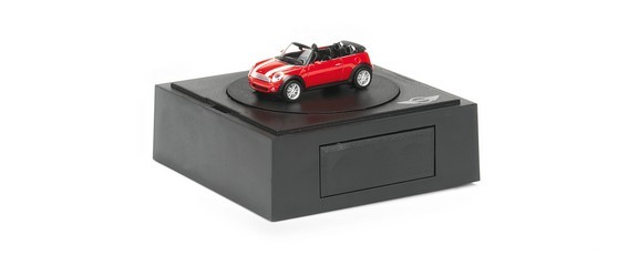 Mini New Mini Cooper Cabrio with a special box rotary stage