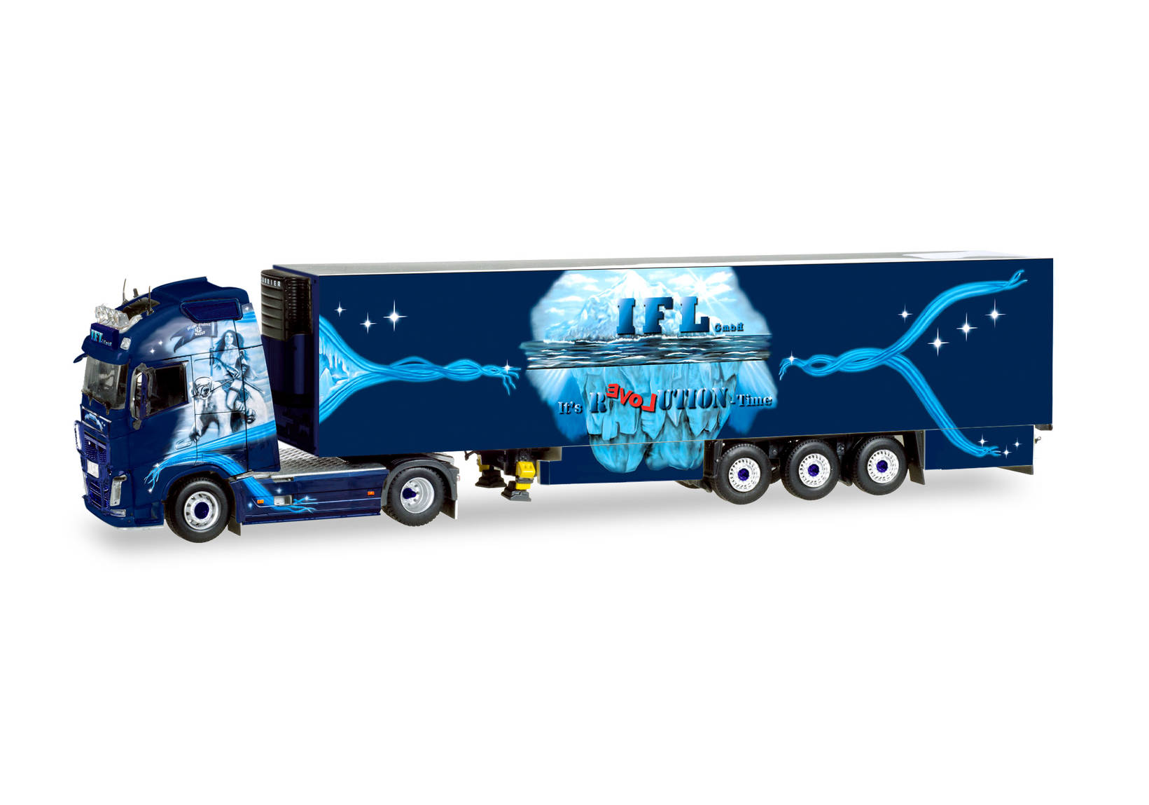 Volvo FH Gl. XL refrigerated semitrailer "IFL Köln"