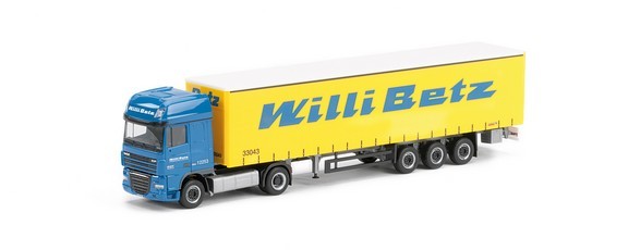 DAF XF 105 SSC Curtain Planoa Satta Train Special Cardon