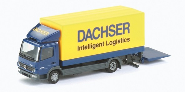 Mercedes-Benz Atego '04 platform plane truck with charging bord wall 2a