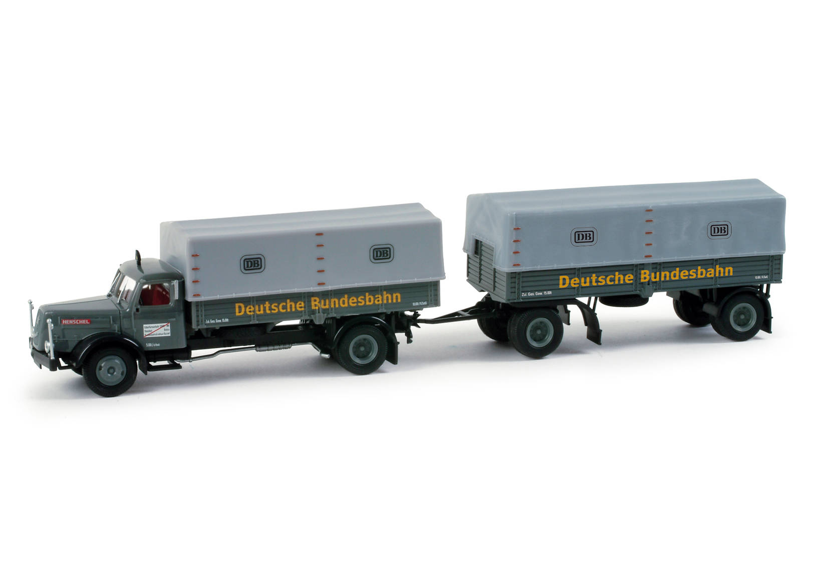 Henschel HS 140 Planen-Hängerzug "DB"