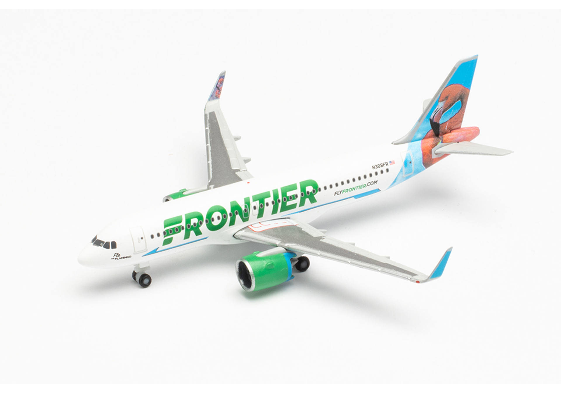 Frontier Airlines Airbus A320neo – N308FR „Flo the Flamingo“